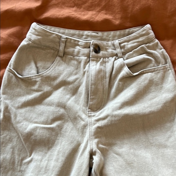 Stylish Cream Pants - Picture 2 of 3